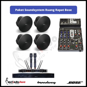 Paket Sound System Ruang Rapat Speaker Bose - Luas 50m2 B